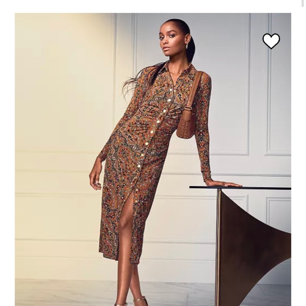 NWT Michel Kors petite small midi dress